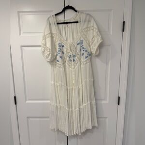 Free people unlined boho dress